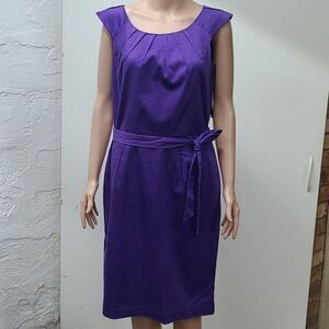 Calvin Klein deep purple dress